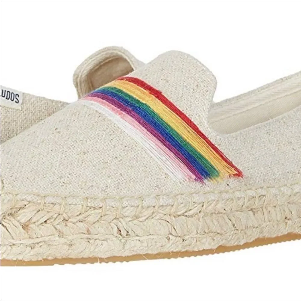 Soludos Pride Canvas Esapdrille Flat Slip on